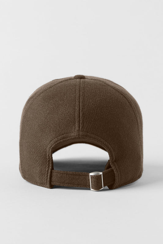 Wool Blend District Trucker Hat - Espresso
