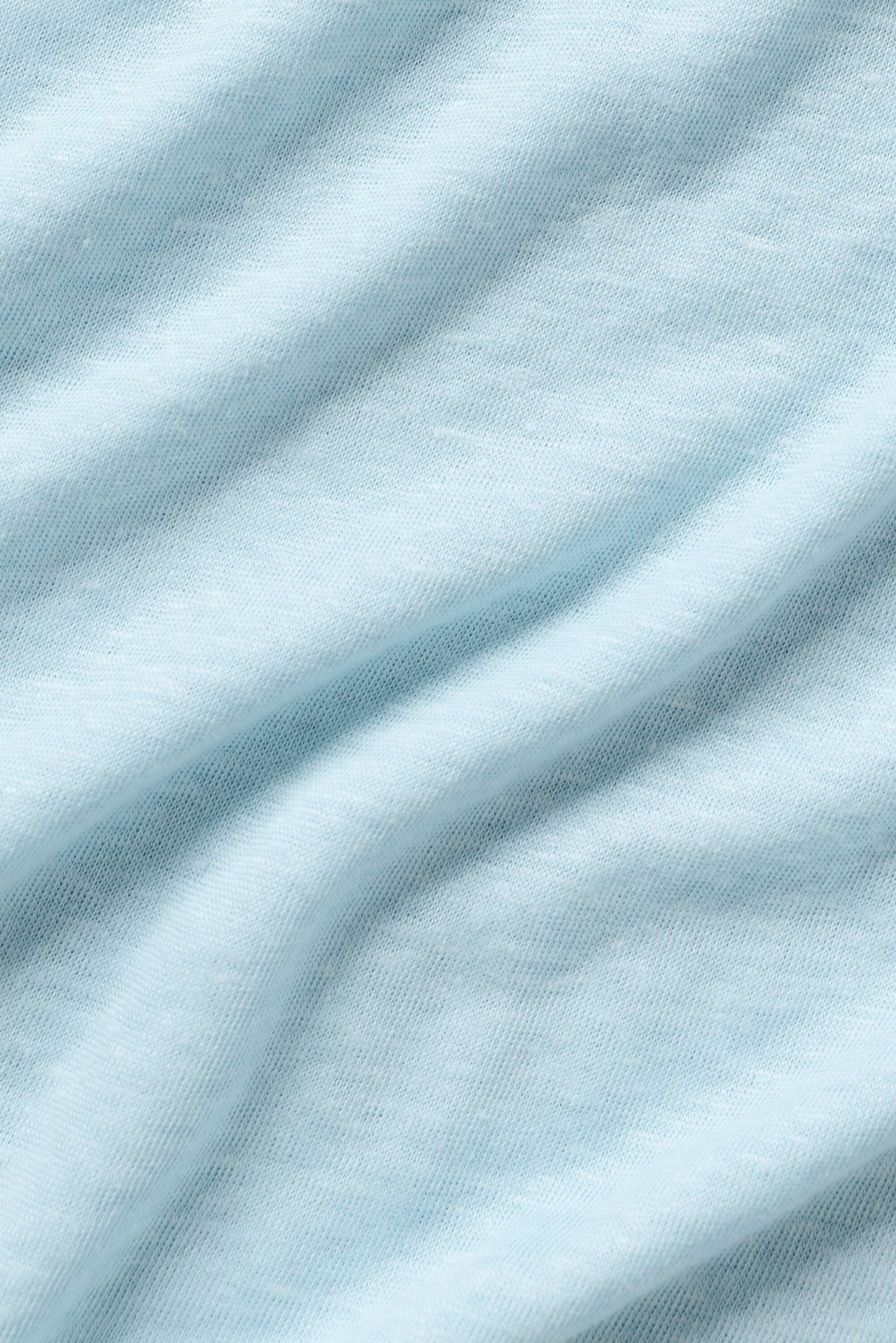 Linen Jersey Coastal Long Sleeve Pullover - Seaside Blue