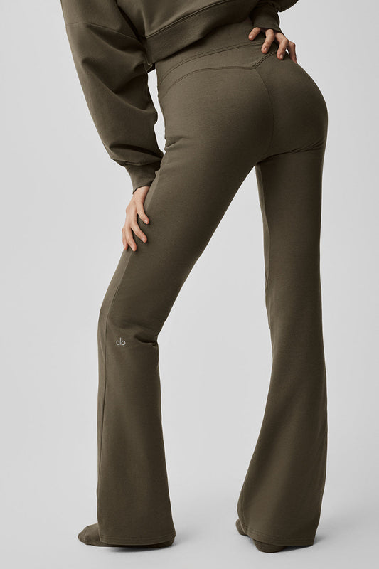 Sway Bootcut Sweatpant - Olive Tree