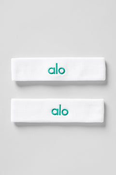 White/Spruce Green