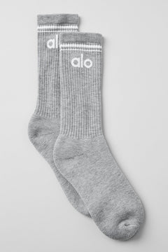 Athletic Heather Grey/White