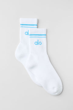 White/Azure Blue
