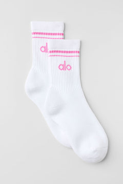 White/Paradise Pink
