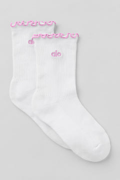 White/Candy Heart Pink