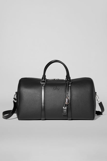 ALO Voyage Duffle - Black Leather