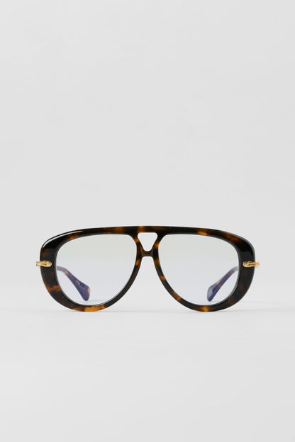 ALO Aviator Sunglasses - Tortoise/Blue