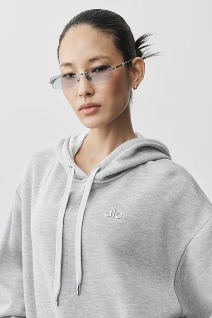 ALO Wire Sunglasses - Chrome/Blue Gradient