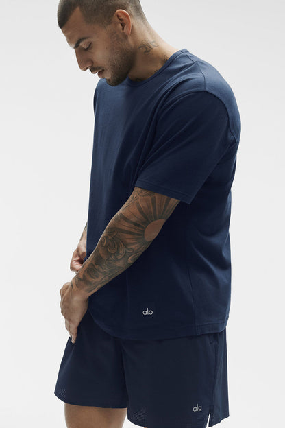 Essential Short Sleeve Street Tee - Navy