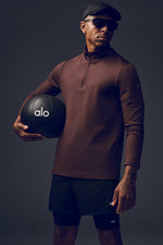Conquer 1/4 Zip Reform Long Sleeve - Brownstone
