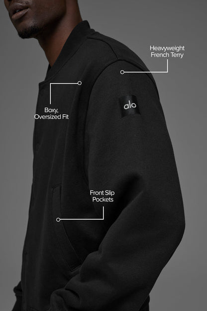 Renown Varsity Jacket - Black