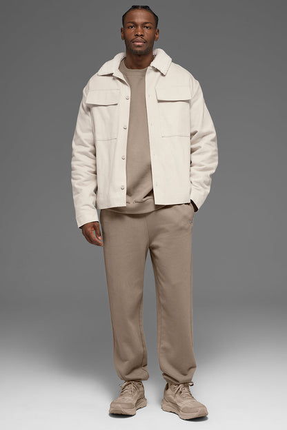 Canvas Utility Shacket - Bone