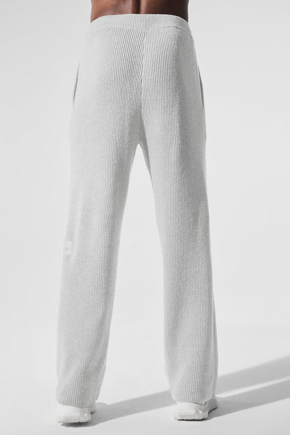 Domain Rib Knit Sweatpant - Athletic Heather Grey