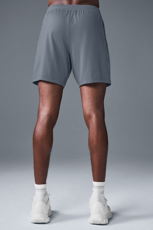 7" Conquer React Performance Short - Steel Grey