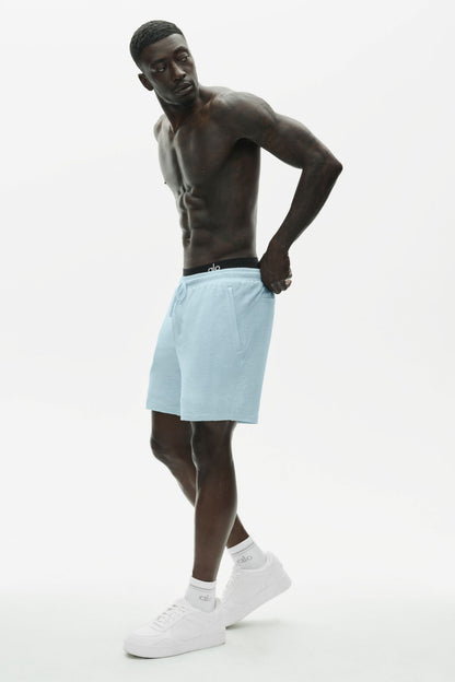 7" Linen Jersey Coastal Short - Seaside Blue