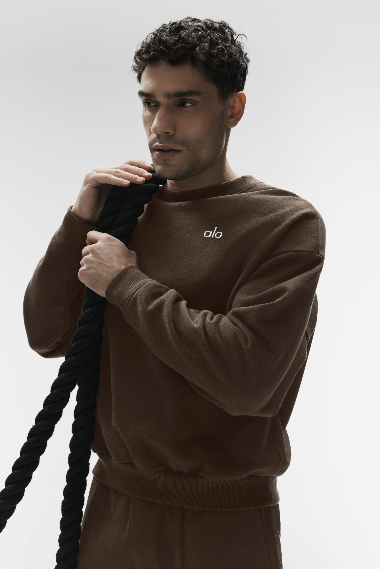 Accolade Crew Neck Pullover - Espresso