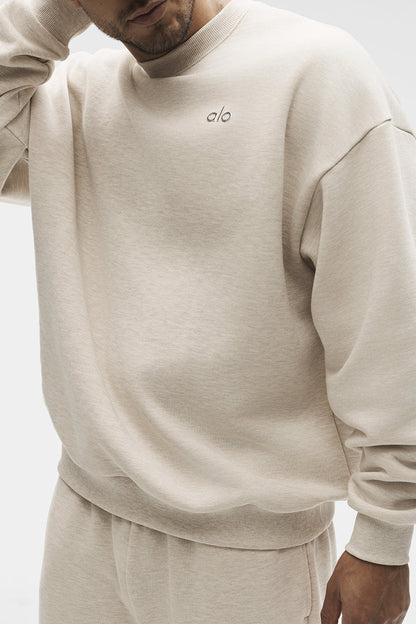 Accolade Crew Neck Pullover - Oatmeal Heather