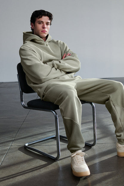 Make Waves Hoodie - Limestone Tonal