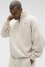 Accolade 1/4 Zip Pullover - Oatmeal Heather