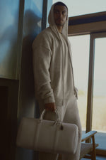Wool Cashmere New Class Full Zip Hoodie - Oatmeal Heather