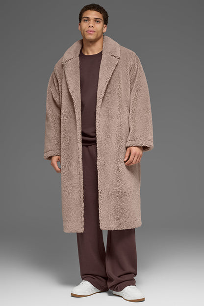 Oversized Sherpa Trench - Chai Latte