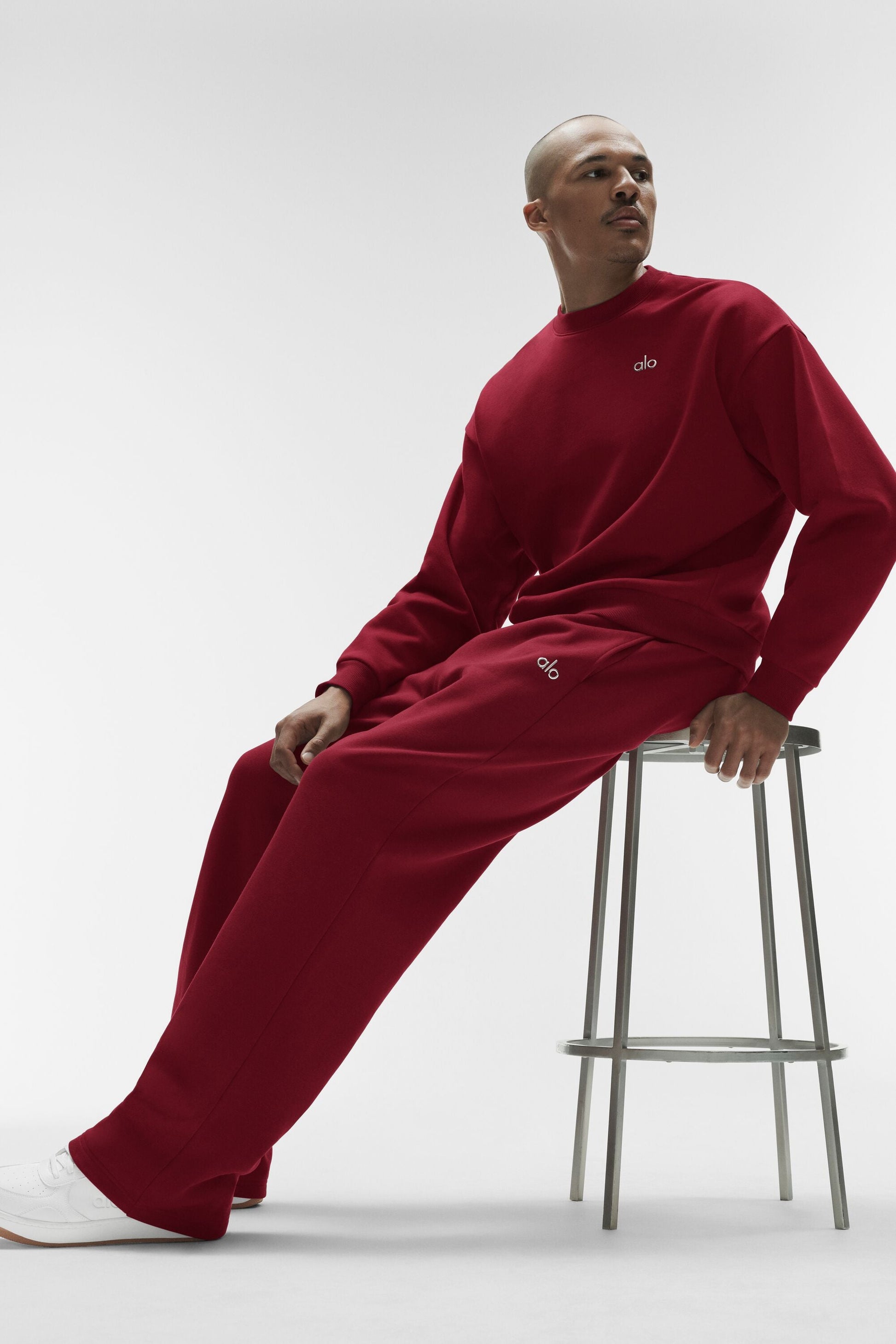 Accolade Straight Leg Sweatpant - Summer Romance Red