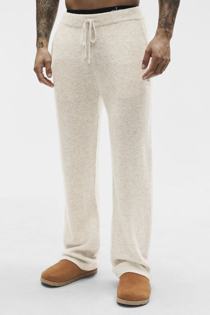Wool Cashmere New Class Sweatpant - Oatmeal Heather