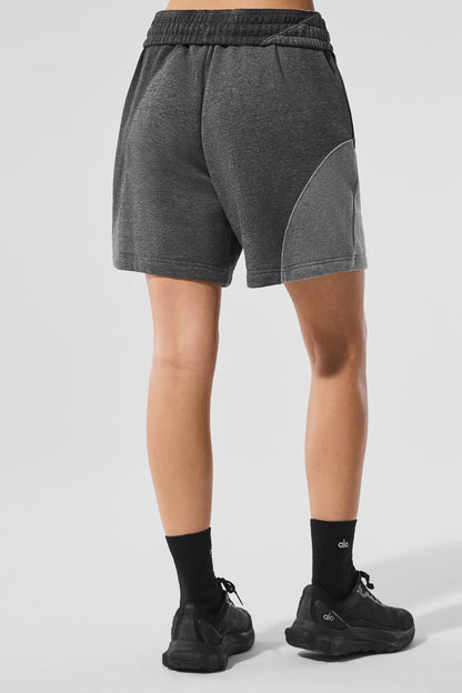 7" Make Waves Short - Dark Heather Grey Tonal