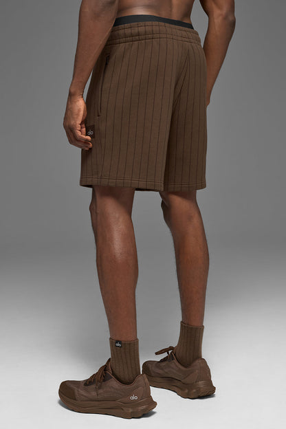7" Pinstripe Short - Espresso Pinstripe