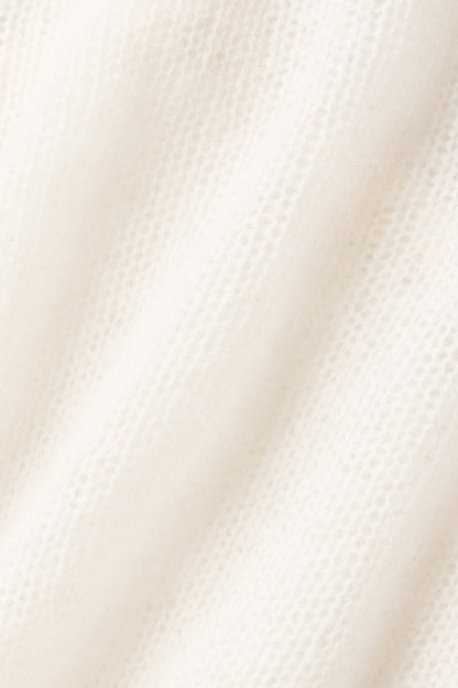 Sheer Cashmere Tank - Ivory