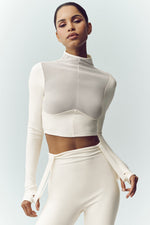 Airlift Winter Warm Mesh Ski Time Long Sleeve - Ivory
