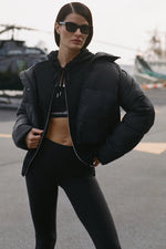 Gold Rush Puffer - Black