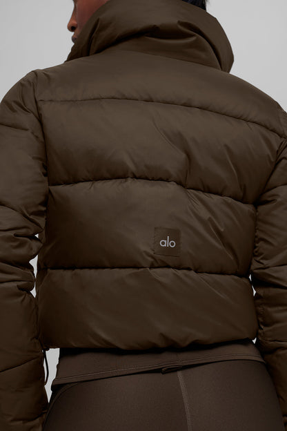 Gold Rush Puffer - Espresso