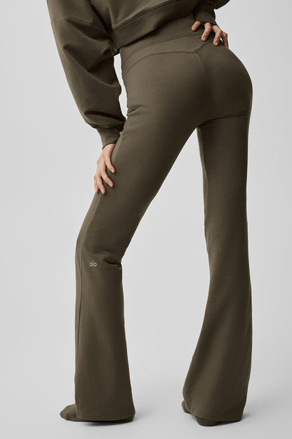Sway Bootcut Sweatpant - Olive Tree