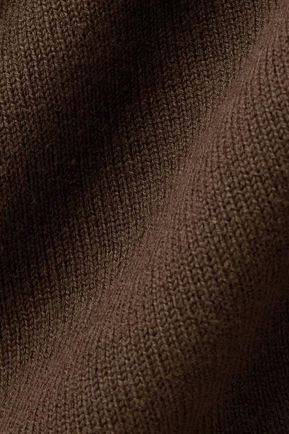 Scholar Knit High-Waist Cargo Pant - Espresso