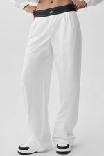 Suit Up Trouser (Long) - White/Black