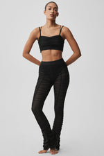 Airlift Mesh High-Waist Cherish Legging - Black