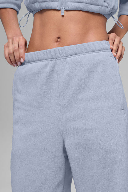 Polar Fleece High-Waist Retreat Jogger - Winter Frost