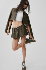 Low-Rise Fan Favorite Micro Skirt - Olive Tree