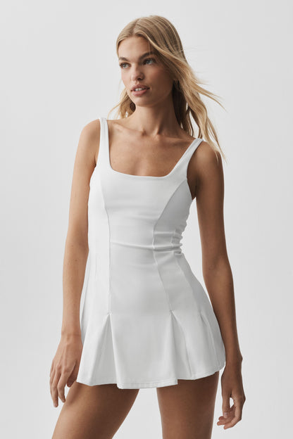 ALO Softsculpt Topspin Tennis Dress - White