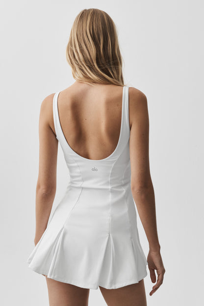 ALO Softsculpt Topspin Tennis Dress - White